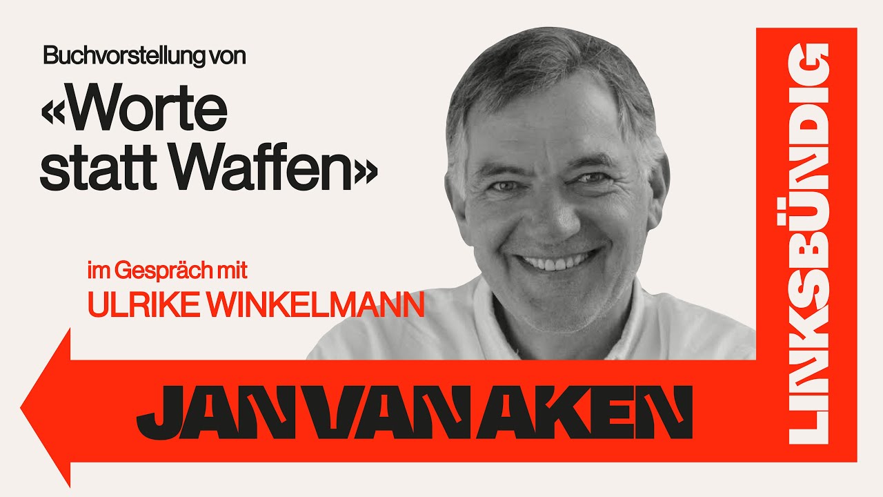 «Worte statt Waffen» – Buchpremiere mit Jan van Aken - «linksbündig»