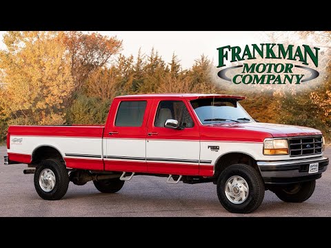 7.3 Diesel - 1997 Ford OBS F-350 Crew Cab- Frankman Motors Company - Walk around and Driving Video
