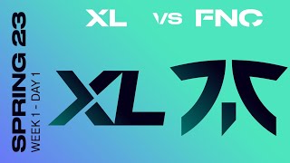 LEC Spring Split 2023 - W1D1 - XL vs FNC