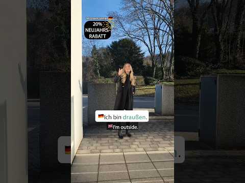 Why 🇩🇪Germans don't say: ❌Komm draußen.❌ Explanation in the comments