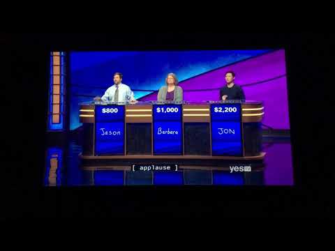 Jeopardy, Jason Zuffranieri Day 14 funny moment - Jason wants to give back $1,000 😜 (9/18/19)