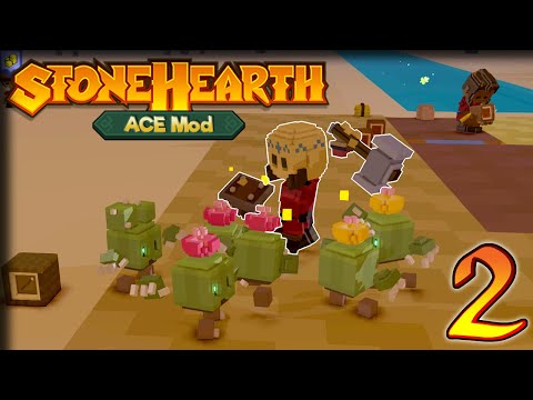 Town Hall Trouble – StoneHearth 1.1 + ACE Gameplay – Let's Play Part 2