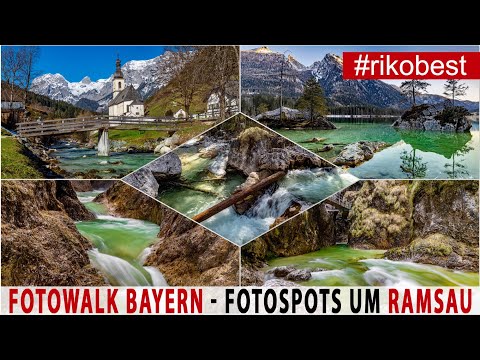 Fotowalk Bayern Fotografieren im Berchtesgadener Land rund um Ramsau, Wasserfälle und tolle Bergseen
