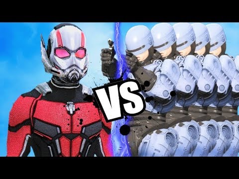 ANT-MAN vs ROBOCOP ARMY - EPIC BATTLE