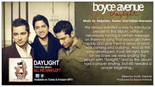 Boyce Avenue - Daylight (Original Song & Story Behind It) on Spotify & Apple