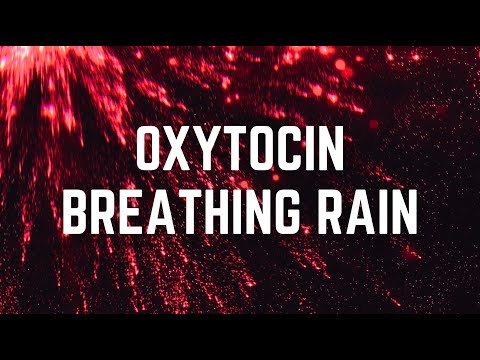 OXYTOCIN BREATHING RAIN | 12 Hrs | Black Screen | No Midway Ads | Relax/ Sleep/ Calm Anxiety/ Focus