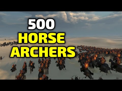 Bannerlord Epic Cinematic Battle - 500 Horse Archers