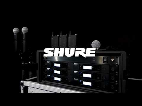 Shure GLXD4R Z2 GLXD14R Wireless Rackmountable Rack Ear Mount Receiver with PS43US Power Supply for GLXD GLXD1 GLX-D GLXD4=-Z2 Vocal Mic Guitar Instrument Advanced Digital Wireless Systems Band 2400-2483.5MHz for GLXD24R GLXD14 SM58 B58 Beta 58 B87A image 13