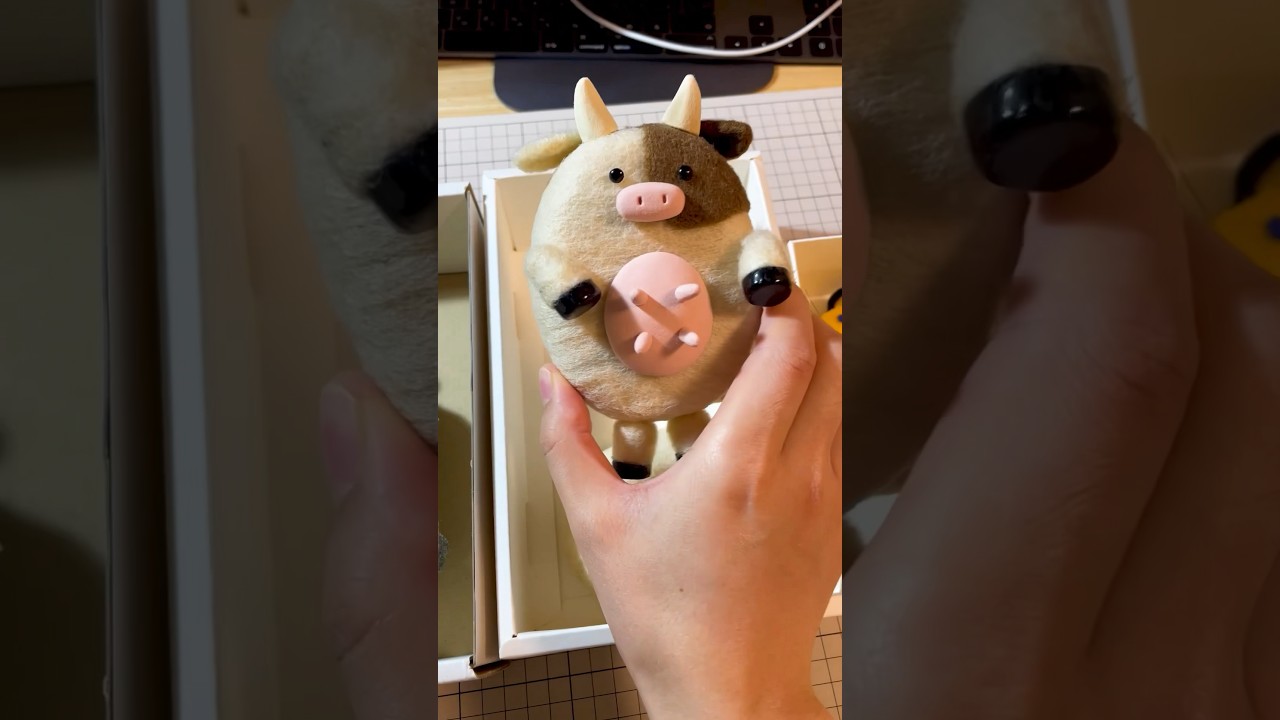 Stop Motion Puppet | 羊毛フェルトで作った動かせる干支の人形 #puppet