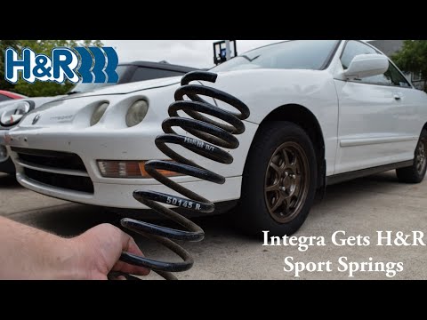 H&R Sport Springs For The Integra (Perfect Daily Height)