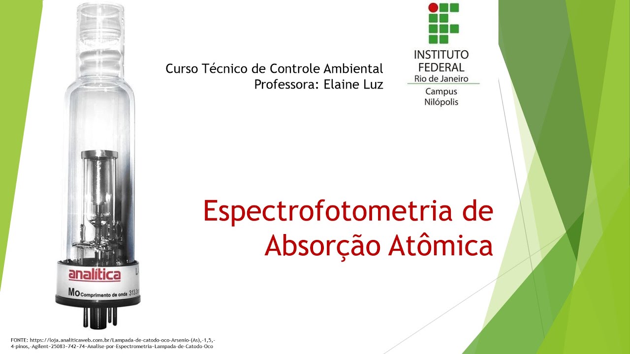 Espectrometria de Absorção Atômica - aula 1