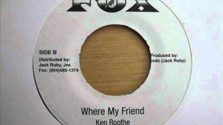7" Side A: Ken Boothe - Christopher Columbus / Side B: Ken Boothe - Where My Friend