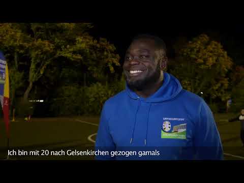Gerald Asamoah ist Gelsenkirchens EM-Botschafter