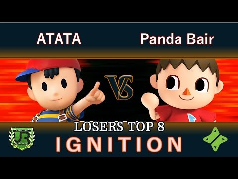 Ignition #37  LOSERS TOP 8 - ATATA (Ness) vs Panda Bair (Villager)