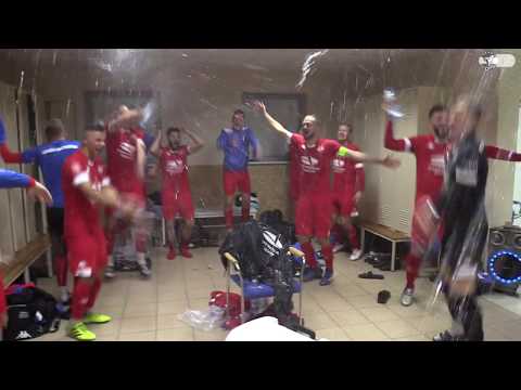 Radość po meczu Sokół Ostróda - Pelikan Łowicz 28.09.2019