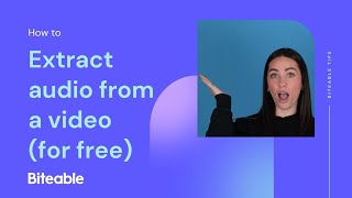 How to extract audio from a video for free