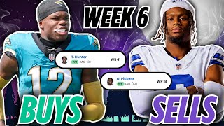 Top 6 Fantasy Football Trade Targets | Week 6 Buy-Low, Sell-High Players (2025)