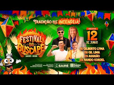 12/06 - Festival do Buscapé 2026 [Gil Lima, Assisão e Nando Cordel]