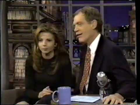 Victoria Abril on the Late Show (1996)