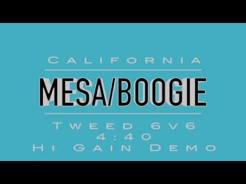MESA Boogie California Tweed 6V6 4 Forty Hi Gain Pedal Demo #guitar #guitaramp