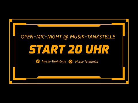 Open-Mic-Night live @ Tankstelle, Köln - 13.08.2020