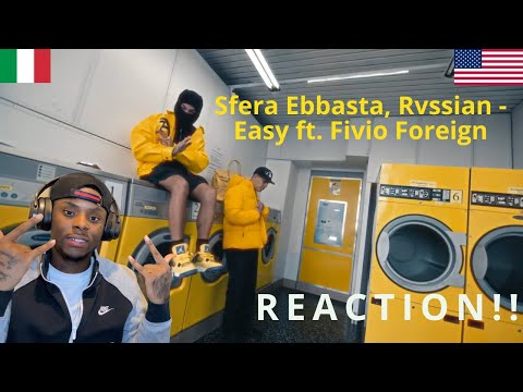 UK 🇬🇧 REACTION TO 🇮🇹 ITALIAN | Sfera Ebbasta, Rvssian - Easy ft. Fivio Foreign