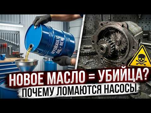 Главный убийца ГИДРАВЛИКИ. Почему НОВОЕ масло убивает ваши насосы?