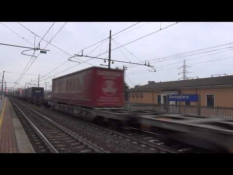 DOPPIA DI 405. CON MERCI INTERMODALE TRANSITA A DOMEGLIARA (VR) 21 - 2 - 2015.