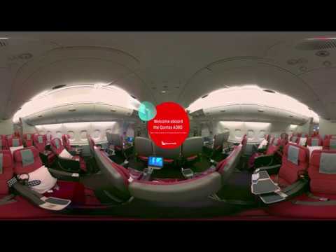 360 - Qantas A380 Premium Economy Cabin
