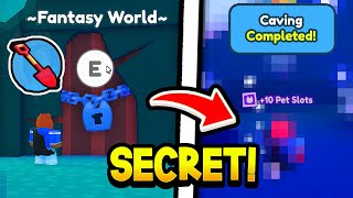 🥳How to UNLOCK *SECRET CAVE DOOR* in Fantasy World Pet Simulator X Without Ban! (Anniversary Update)
