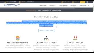 Hostway web hosting 2016