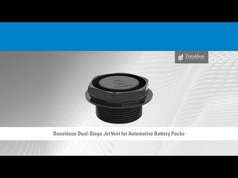 Donaldson Dual-Stage Jet Vent for Automotive Battery Packs