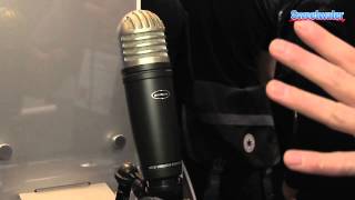 Video thumbnail for Samson MTR101 Condenser Microphone Overview - Sweetwater at Winter NAMM 2014 by Sweetwater