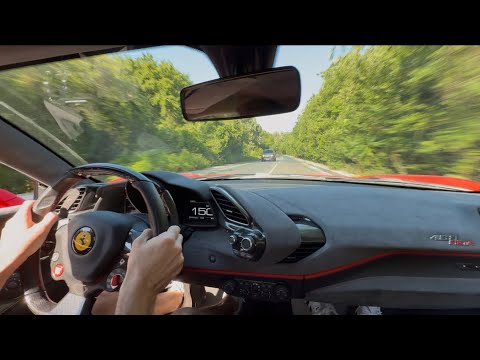 Ferrari 488 pista full send in forbidden nurburgring