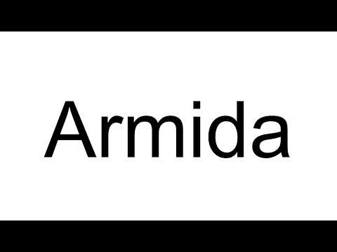 How to Pronounce Armida (Italian)