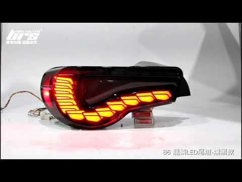 TA-TO-005 86龍鱗LED尾燈-燻黑款