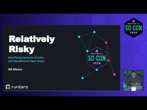 Relatively Risky: Identifying Exposures at Scale With BloodHound OpenGraph | SO-CON 26