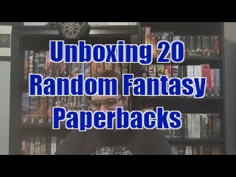 20 Random Fantasy Paperback Haul/Unboxing