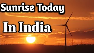Sunrise Today In India ।। Today I Want To Seen You Sunrise Morning।।