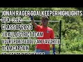 Jonah Rager Class of 2023 Goalkeeper Highlights