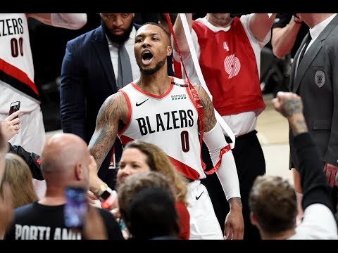 Damian Lillard's Game Winner Every Angle vs OKC | Celebration, Postgame Interview