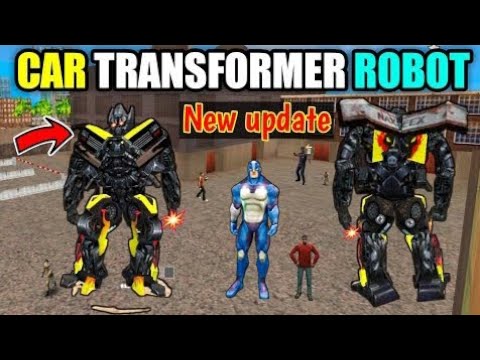 rope hero vice town ( Car transformers Robots truck unlocked in military base Attack coming soon upd
