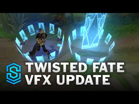 Twisted Fate Visual Effect Update Comparison - All Skins | League Of Legends | Visual Rework