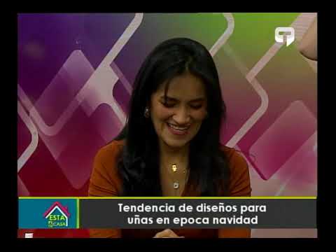 Tendencia de diseños para uñas en época navideña