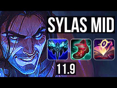 SYLAS vs AKALI (MID) | Rank 4, 4/1/9 | NA Challenger | v11.9