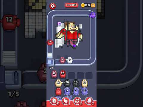 Pixel Flow Level 2918 Walkthrough
