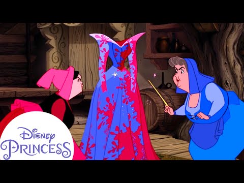 Is Aurora's Dress Pink or Blue? | Disney Princess
