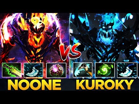Who is the better Shadow Fiend? KuroKy- vs Noone - EPIC Gameplay Dota 2