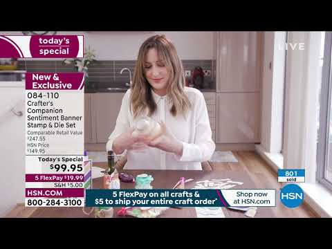 HSN | Crafter's Companion 03.29.2022 - 12 AM