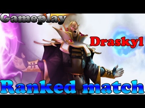 Dota 2 - Draskyl Plays invoker Vol 3# - Ranked Match Gameplay!